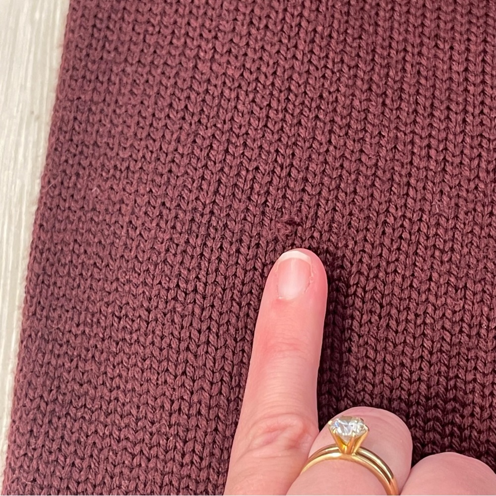 Lululemon Karmic Cocoon Wrap Maroon Burgundy size 4 - Picture 16 of 16